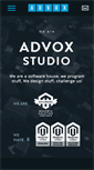 Mobile Screenshot of advoxstudio.com